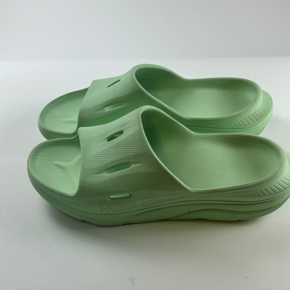 Hoka Ora Recovery Slide 3 Mens 9 WMNS 11 Mint Green Sandals 1135071